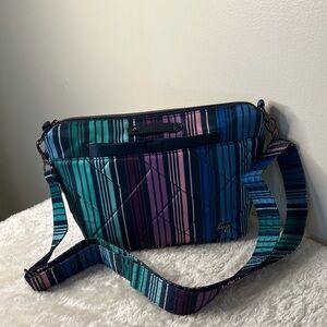 Lug Striped Crossbody Bag